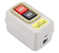 Bewinner Self Locking 3P On/Off Push Button Switch, 15A 110/220/380V