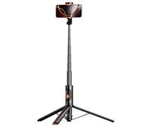 Bewinner Selfie Stick Tripod for Smartphone, 31-146cm Extendable Selfie Stick with Bluetooth Remote, Automatic Pop Up Travel Tripod for Photography Video Recording