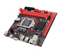 Bewinner Serial ATA 2.0x3 Motherboard, for LGA 1155 6Gbps ITX Motherboard 2xDDR3, Supports 1920x1080 60Hz, M.2 NVME with Core 2nd 3rd I3 I5 I7 Processors, E3 V2, CPUs