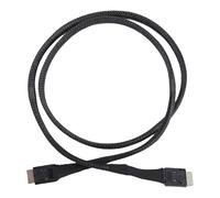 Bewinner SFF-8611 4i to SFF-8611 4i Data Active Cable, PCIe Gen4 X4 64Gbps 39.3in for Oculink EGPU, OneXGPU, with Nylon Jacket, Nylon Material