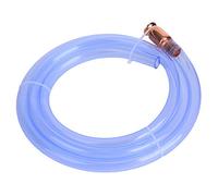Bewinner Shaker Siphon Hose, Self Priming Siphon Pump Hose 6Ft X 1/2 Inch Clear Anti Static PVC Tubing with Built in Glass Ball for Transferring Gasoline Fuel Water (13mm)