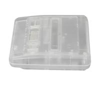Bewinner Shell Replacement for SFC Game Console, Transparent White ABS Protective Case with Accessories for NA NTSC-U C and SFC JP NTSC-J Cartridges
