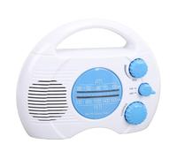 Bewinner Shower Radio with AM/FM Reception | Electronic Tuning, Humid-Environment Design, Portable for Bathroom/Beach Use