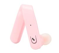 Bewinner Single Ear Bluetooth Headset, 15 to 20 Hour Playtime, IP67 Wireless Bluetooth Earpiece with HD Mic for Trucker Driver Office Travel Laptop Cell Phone (Pink)