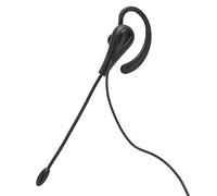 Bewinner Single Sided Call Center Headset with Microphone 3.5mm Ear Hook Headphone for Laptop Mobile Phone Computer - Noise Cancelling Business Headset for Customer Service Teleconference