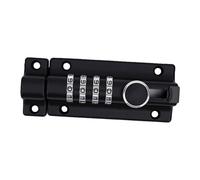 Bewinner Sliding Combination Lock for Door Window Cabinet | Keyless Security Latch, Door Window Cabinet Gate, Zinc Alloy Steel, 10000 Code Options, Two Way Mount