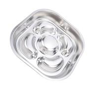 Bewinner Slow Feeder Dog Bowl, 304 Stainless Steel Non-Slip Pet Food Bowl with Prevent Overflow Edges, Suitable for Cats and Dogs of Various Sizes