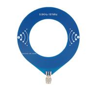 Bewinner Small Loop Aerial, 9.9kHz- 181MHz Donut Antenna with RP-SMA Male Connector, Wideband AM/FM/SW Receiver for Software Defined Radio (SDR), Portable Small Loop
