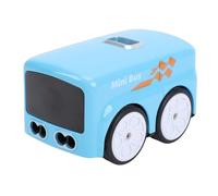 Bewinner Smart Gesture Control RC Bus Toy for Kids, Remote Control City Bus with 4 Interactive Modes, Infrared Sensing, LED Lights & Music, Educational Toddler Gift (Blue)