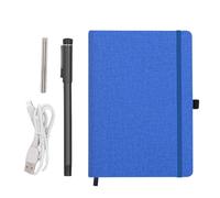 Bewinner Smart Pen, Digital Notebook with AI Drawing, for Android for IOS Smartphones and Tablets, Paper Screen Sync, Real Time Saving, Handwriting Recognition (Linen Pattern Blue)