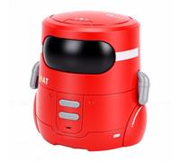 Bewinner Smart Robot for Kids, Voice Controlled Interactive Companion Toy Touch Sensor Singing Dancing LED Eyes Talking Robot with Voice Mimic Music Response STEM Learning Gift3-14 (Red)