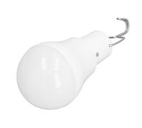 Bewinner Solar Light Bulb 1800lm White Light USB Solar Powered Bulb for Outdoor Camping Emergency with Hook - 1000mAh Battery, LED for Indoor Home Shed Chicken Coop