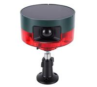 Bewinner Solar Motion Sensor Alarm with 130dB Siren, 13 Sound Options & Custom Recording, Strobe Light, Solar and USB Rechargeable Animal Deterrent for Farm Garden Yard Orchard