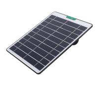 Bewinner Solar Panel for Doorbell | 5W Monocrystalline Silicon Security Camera with DC Output, Compact & Portable Design for Outdoor/Indoor Use (Black)