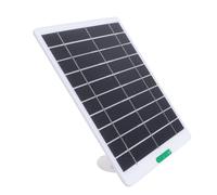 Bewinner Solar Panel for Doorbell | 5W Monocrystalline Silicon Security Camera with DC Output, Compact & Portable Design for Outdoor/Indoor Use (White)