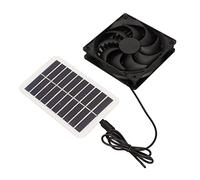 Bewinner Solar Power Panel Exhaust Fan 3W with 87.18CFM Airflow