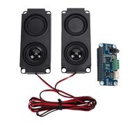 Bewinner Sound Card Expansion Board with Professional Stereo Decoding for RasPi 5 and 4B, Compact Size with Speaker and Screw Pack