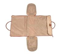 Bewinner Spacious Garment Bag for Travel with Shoulder Strap Ideal for Business and Weekend Getaways (Brown)