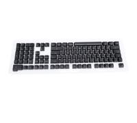 Bewinner Spanish Keyboard Keycaps 108 Keys, Minimalist Mechanical Keycaps for 61 87 104 Keyboards, Translucent Light Transmitting Design with Spanish Layout, Easy Replace ABS Set (Black)