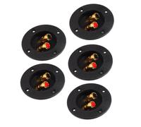 Bewinner Speaker Box Terminal Cup, 2 Way Binding Posts Double Banana Plug