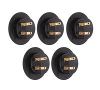 Bewinner Speaker Box Terminal Cup, 2 Way Binding Posts Double Banana Plug