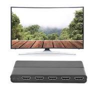 Bewinner Splitter 4 in 1 Out, 4K 60HZ Switcher Selector with Remote, 15m Range, HD Multimedia Interface Switcher for TV Game PC