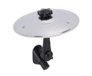 Bewinner Stainless Steel Car Cymbal Compact Lightweight Musical Accessory for Sedans SUVs Trucks, Easy Installation & Fun Driving Experience (Silver)