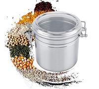 Bewinner Stainless Steel Coffee Container Vacuum Sealed Storage Jar for Sugar Tea Bean, 800/1100 / 1400 / 1900ml Food Jars Canisters(M)