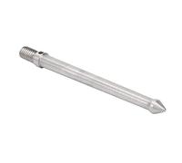 Bewinner Stainless Steel Ground Spike Mount for Tripod Monopod with 3/8 Inch Screw Thread Camera Accessories, 12cm 4.72 Inch Length, Durable Wear-Resistant Spike for Sand Mud Slope (12cm)