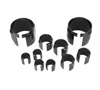 Bewinner Stainless Steel Hose Cover Kit, Universal Radiator Hose Sleeving