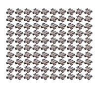 Bewinner Stainless Steel Photovoltaic Cable Clip, 100Pcs Solar Panel Wire