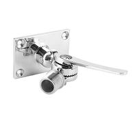 Bewinner Stainless Steel VHF Antenna Ratchet Mount Base, Dual Axle Adjustable Fixing for Marine Boat, Accepts 1-14in Thread