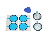 Bewinner Sticky Lens Guard for X3, Dual Lens Guards Scratch Resistant Protective Cover Set, PC Material Anti-Scratch Panoramic Action Camera Accessories, Easy Install No,