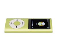 Bewinner Stylish Mini MP3 Player with Long Battery Life for Joggers 8 Hours Playtime Silver (Green)