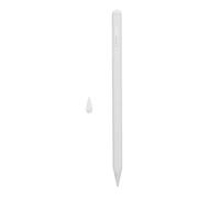 Bewinner Stylus Pen Palm Rejection Tilt Sensitivity, Battery Level Display Tablet Pen with 3 Lights, Side Adsorption 1.5mm Replaceable Tip for IOS Tablets, Fast Charging (White)