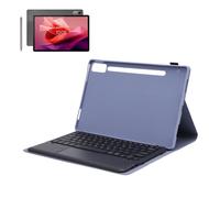 Bewinner Tablet Keyboard Case with Pen Holder Slim 7 Colors Backlit Detachable Trackpad Keyboard Case for Tab P12 12.7 Inch 2023 TB 370FU, Supporting Up to 120 Degree Angles, Multi