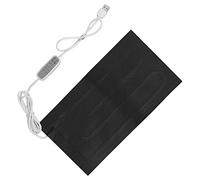 Bewinner Temperature Regulating USB Heating Pad 4 Gear DC5V Washable Electric Cloth Heater for Back Pain Relief Neck Shoulder Waist Abdomen 10x20cm (15x30cm)