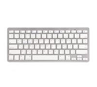 Bewinner Thai Edition Ultra-Thin Wireless Keyboard, 78 Keys, Bluetooth 3.0, compatible with win7/8/10, for PC, Tablet, Laptop (White)