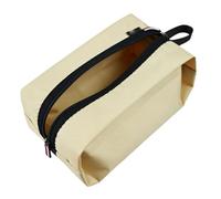 Bewinner Travel Shoe Bag Versatile Oxford Cloth Organizer with Handle for Camping 11.8x6.3x5.5in (Khaki)