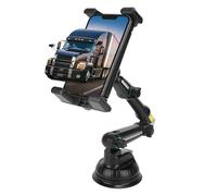 Bewinner Truck Phone Mount, 12.9 Inch Long Arm 360° Rotatable Holder with Strong Suction Cup, Heavy Duty Dashboard Windshield Mount for Smartphones and Tablets