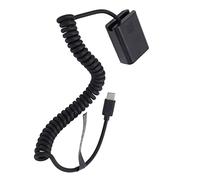 Bewinner Type C Power Adapter DC Coupler FW50 Full Decoded Dummy Battery for A6000 A6500 A7 A9 A7R A7S, 8.4V External Power Supply for Continuous