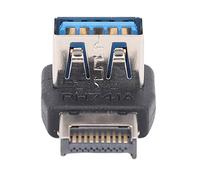 Bewinner Type E USB3.2 90 Degree Adapter, 10Gbps Speed, Lossless Signal Transmission, Compact Design, Durable ABS Material, Compatible with Most Motherboards (PH741A)