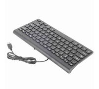 Bewinner Ultra Thin Compact USB Wired Keyboard Mouse Set Combo Easy to Use for Office Work and Entertainment Life for PC Laptop (Black)