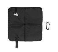 Bewinner Ultralight Rainproof Sit Pad for Backpacking - -Layer Oxford Fabric & EPE Foam, 85g Foldable Camping Cushion with Carry Bag & D-Ring (Black)