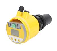 Bewinner Ultrasonic Level Meter 0-10M DC24V, 4-20mA Output LCD Water Level Sensor with Water Proof ABS Housing for Mining, Power Generation,Waste Treatment