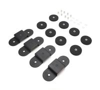 Bewinner Universal Magnet LED Light Mounting Brackets, 4Pcs Magnet Base with Rubber Protection for LED Pods & Light Bars, No Drill Installation for Trucks, SUVs, ATVs