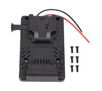 Bewinner Universal V Lock Battery Mount Plate, Adapter with D Tap DC Outputs USB Port 15mm Rod .Compatible Power Supply for DSLR Camera LED Light Smartphone Rig