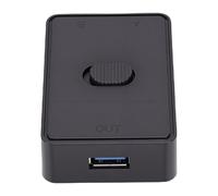 Bewinner USB 3.0 Switch 2 in 1 Out, USB Peripheral Switcher Share Keyboard, Printer, Scanner, Webcam Between 2 Computers, 5Gbps Data Transfer, Plug and Play for PC