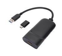Bewinner USB 3.0 to HDMI Adapter for Multiple Displays, 2K USB to HDMI Monitor Converter with Pluggable Audio Output Microphone Input