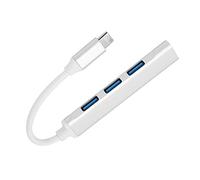 Bewinner USB C Docking Station 4 in 1, 5Gbps USB 3.0 Hub Adapter with 3 2.0 Ports, Type-C to 4 Ports Splitter for Laptop, XP/7/8/10/11, Mac OS